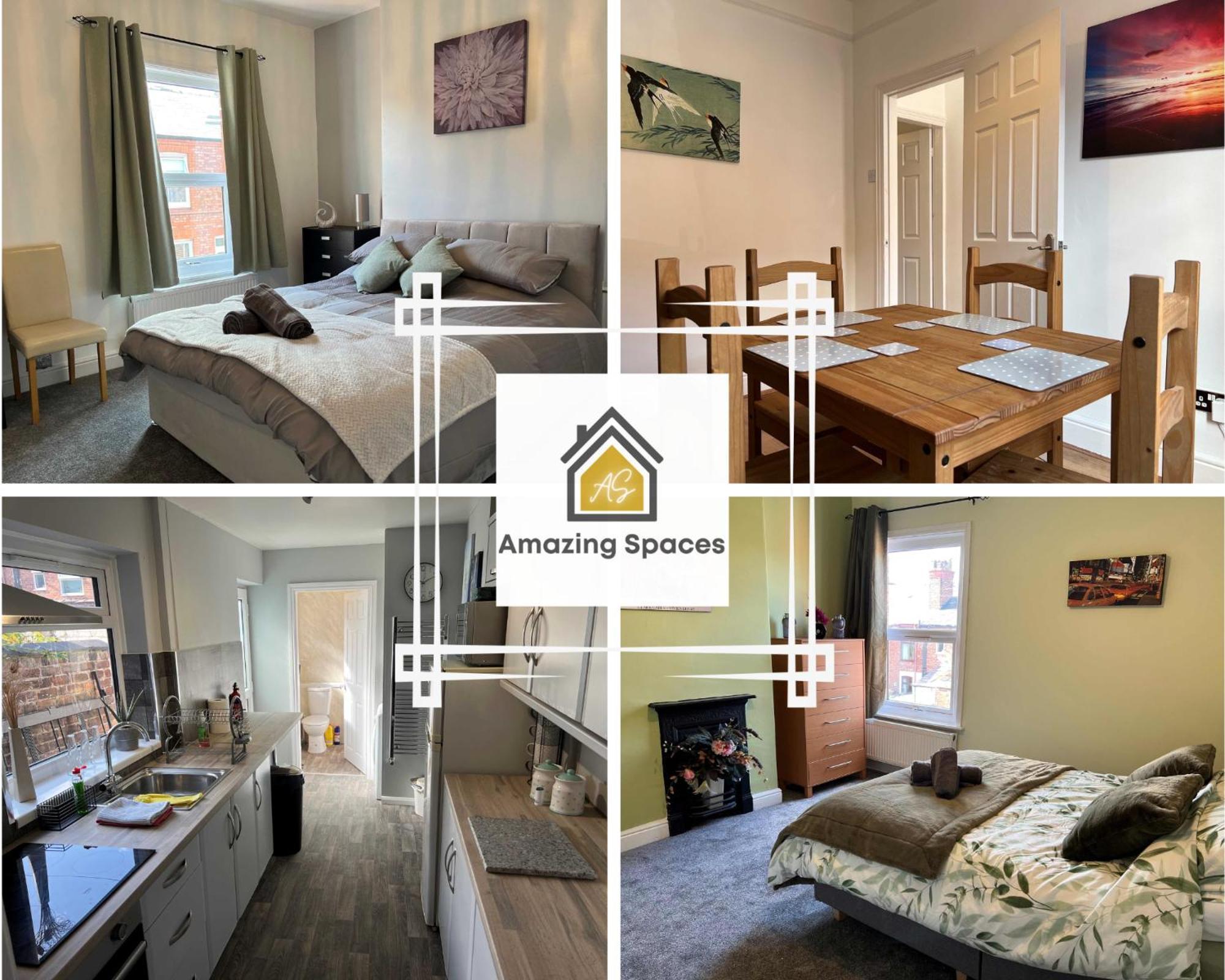 Spacious 2-Bedroom House In Stockton Heath With Free Wifi By Amazing Spaces Relocations Ltd Уоррингтон Экстерьер фото